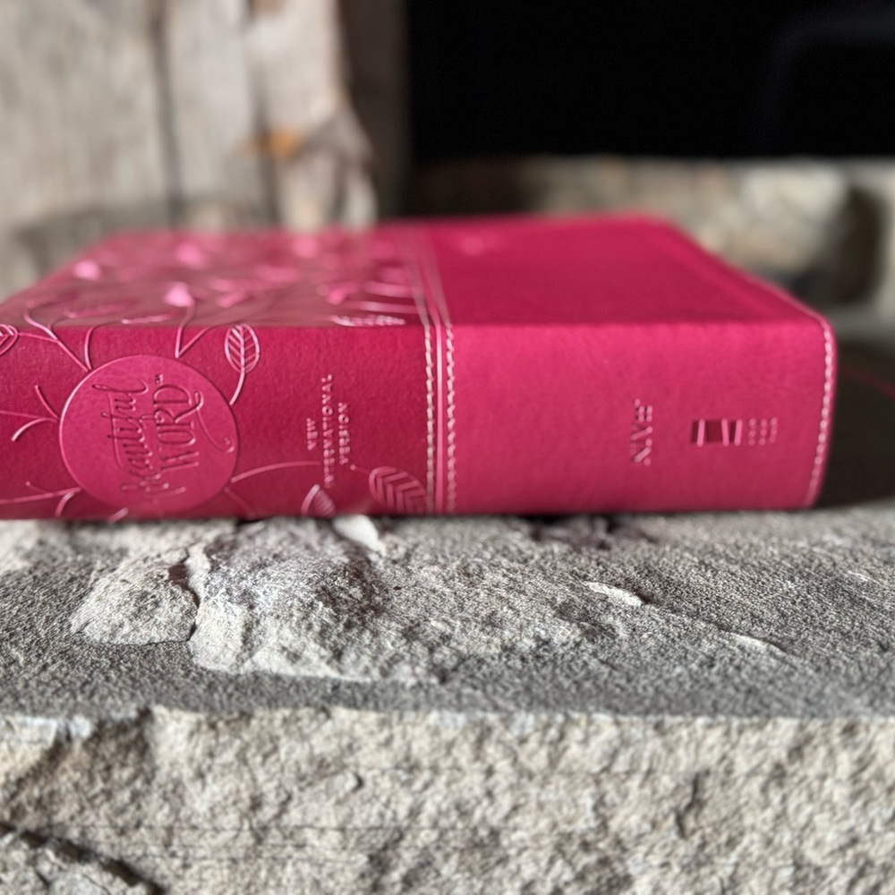 Pink Leather Bible